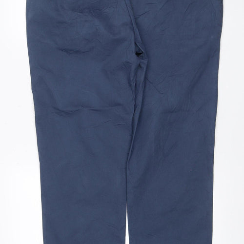 Marks and Spencer Men’s Blue 40W 29L Regular Fit Chino Trousers