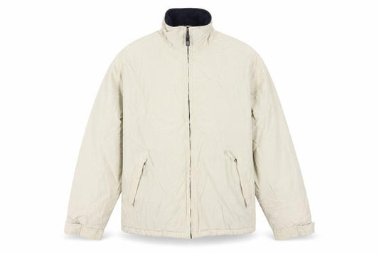 M For Sun Men's XXL Ivory Golf Full Zip Lined Jacket Pockets