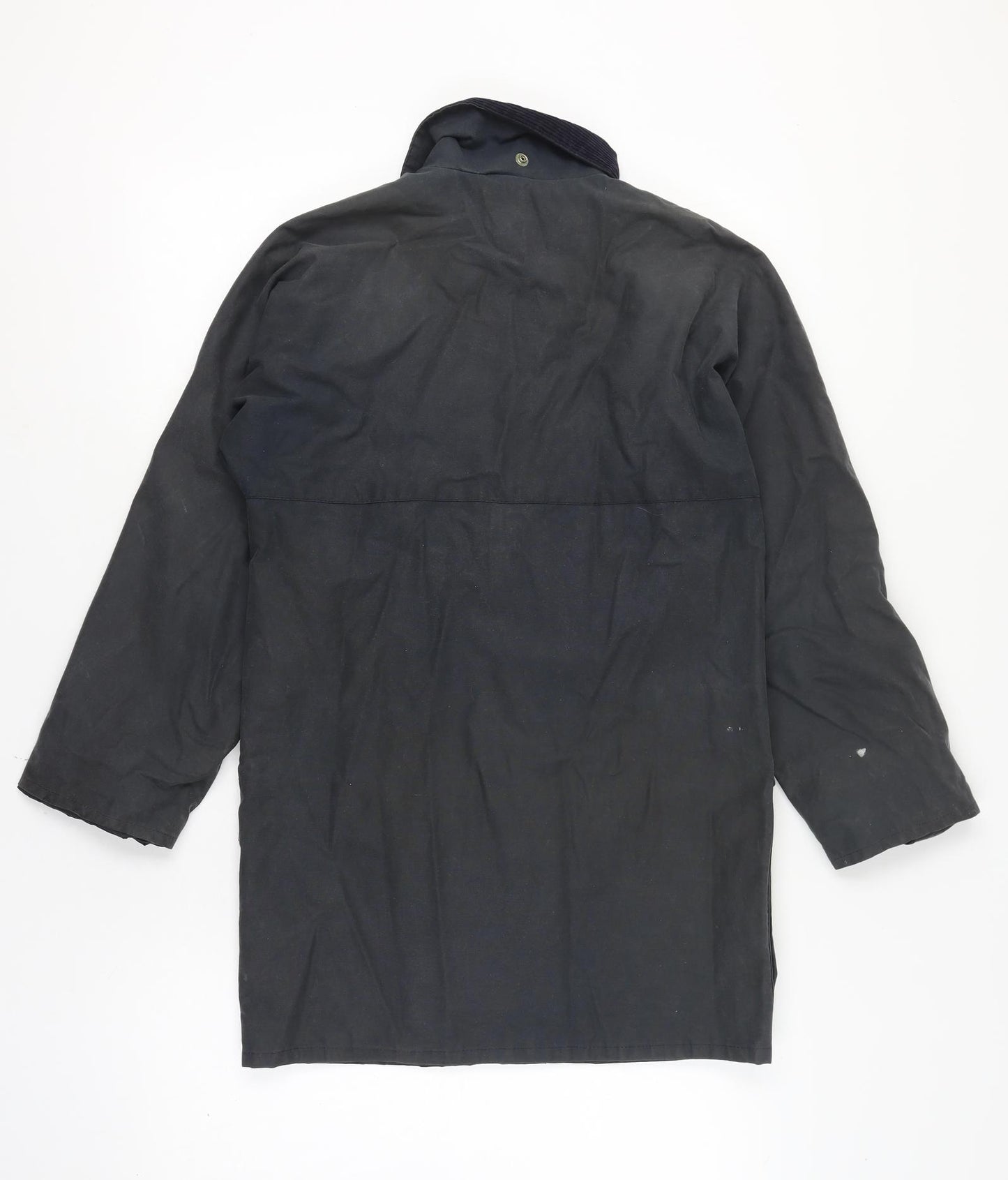 Oxford Blue Men’s 34 Navy Parka Jacket Long Outdoor Collared