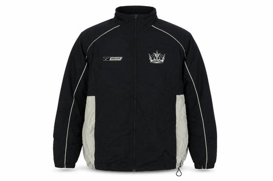 Bauer Mens Black M Basic Jacket Full Zip Hockey Logo Sports Coat