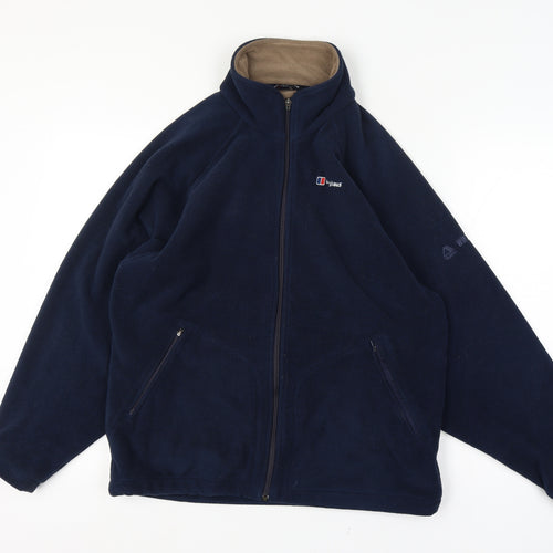 Berghaus Men’s Navy M Fleece Basic Jacket Full Zip Outdoor