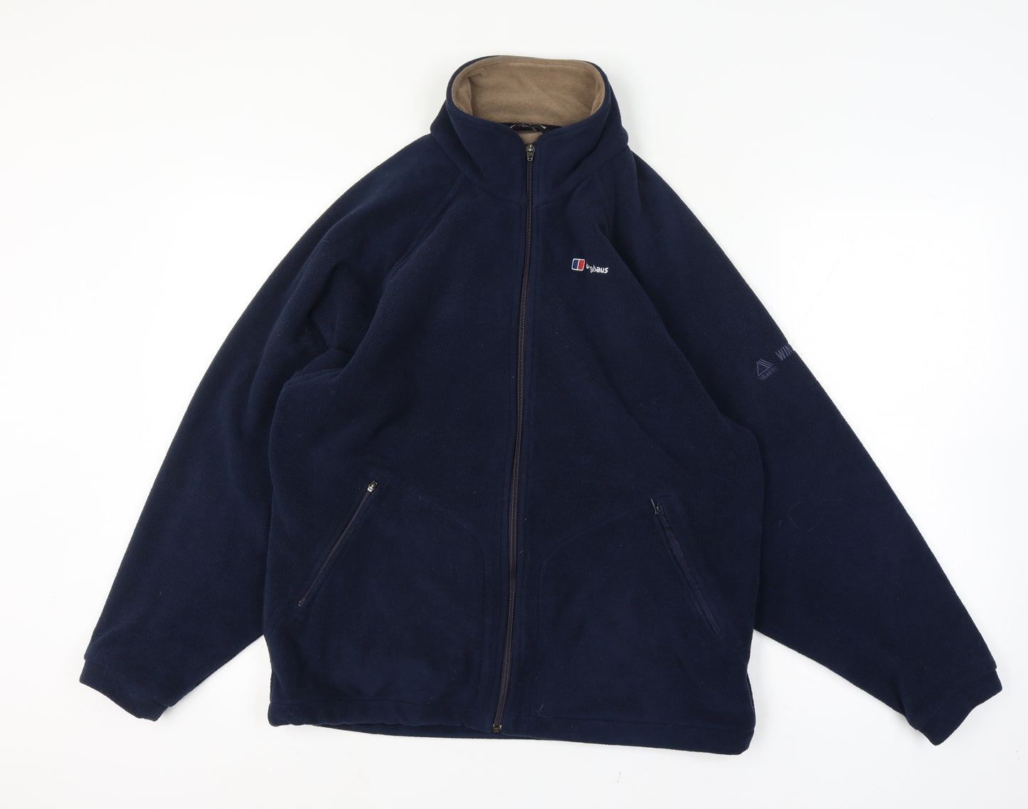 Berghaus Men’s Navy M Fleece Basic Jacket Full Zip Outdoor