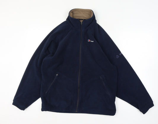 Berghaus Men’s Navy M Fleece Basic Jacket Full Zip Outdoor