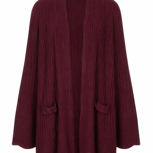 Marks and Spencer Per Una Women Red Size 12 Open Knit Cardigan