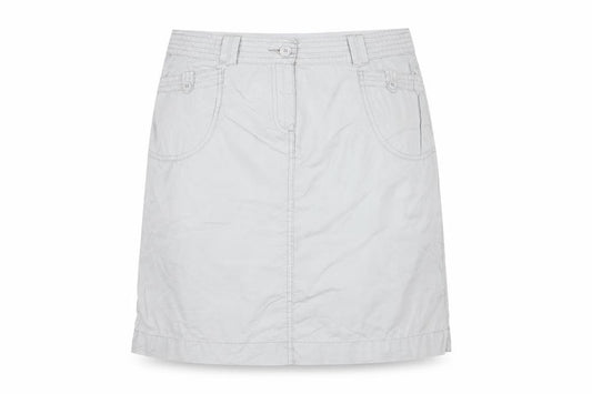 Marks and Spencer Women's Grey UK 12 Straight Knee Length Cotton Skirt