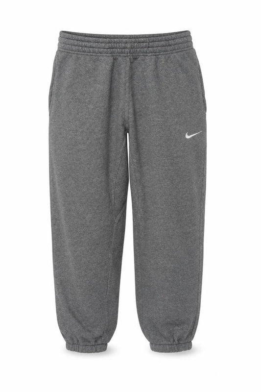 Nike Unisex Adults Grey M Jogger Sweatpants Elastic Waist Logo
