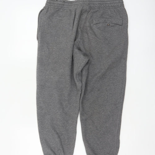 Nike Unisex Adults Grey M Jogger Sweatpants Elastic Waist Logo