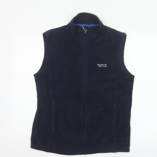 Regatta Men Blue M Fleece Bodywarmer Full Zip Outdoor Waistcoat