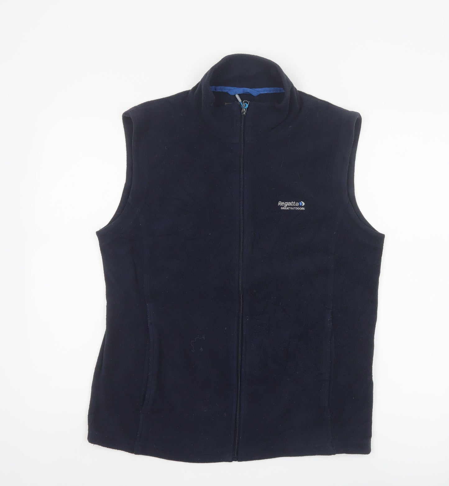 Regatta Men Blue M Fleece Bodywarmer Full Zip Outdoor Waistcoat