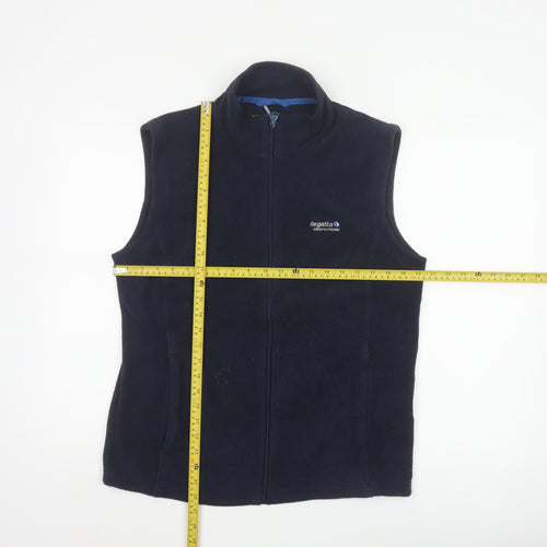 Regatta Men Blue M Fleece Bodywarmer Full Zip Outdoor Waistcoat