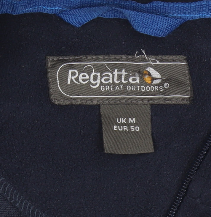 Regatta Men Blue M Fleece Bodywarmer Full Zip Outdoor Waistcoat