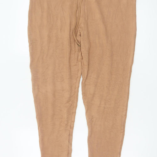 M&S Women’s Brown Size 16 Hooded Jersey Lounge Set Jumper Trousers