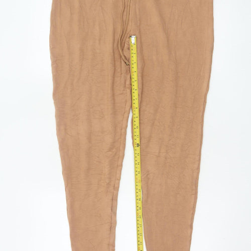 M&S Women’s Brown Size 16 Hooded Jersey Lounge Set Jumper Trousers