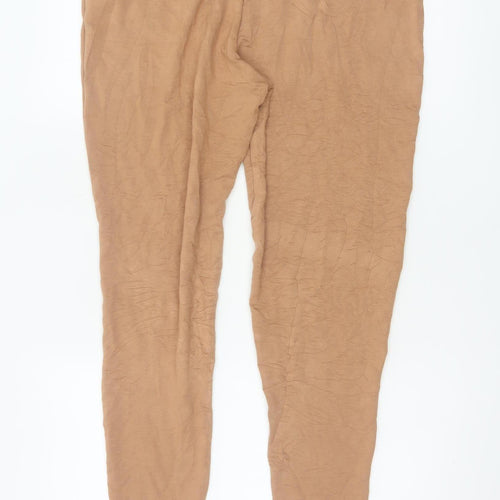 M&S Women’s Brown Size 16 Hooded Jersey Lounge Set Jumper Trousers