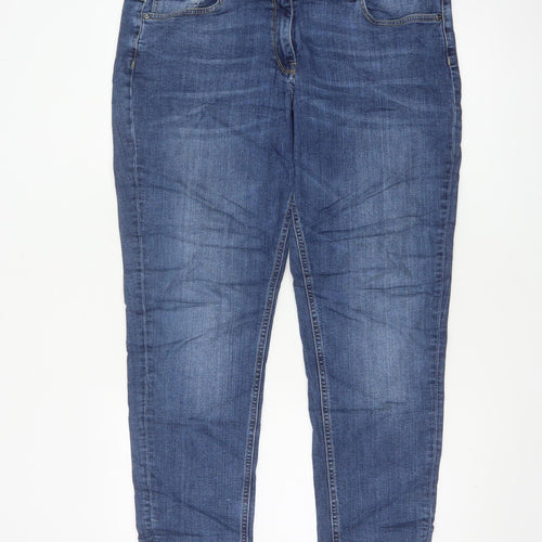 M&S Autograph Women’s Blue UK 16 Mid Rise Skinny Stretch Jeans