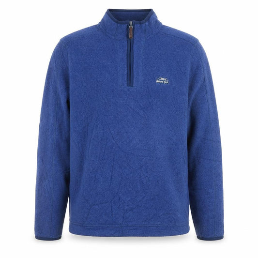 Weird Fish Men’s Blue M 1/4 Zip Fleece Pullover Sweatshirt