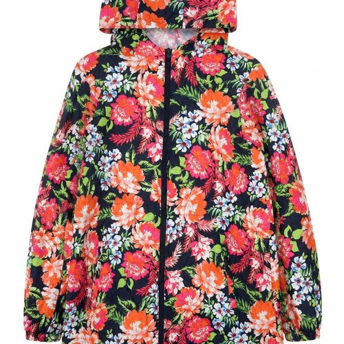 Marks & Spencer Women's Multicoloured UK 14 Floral Hooded Basic Jacket
