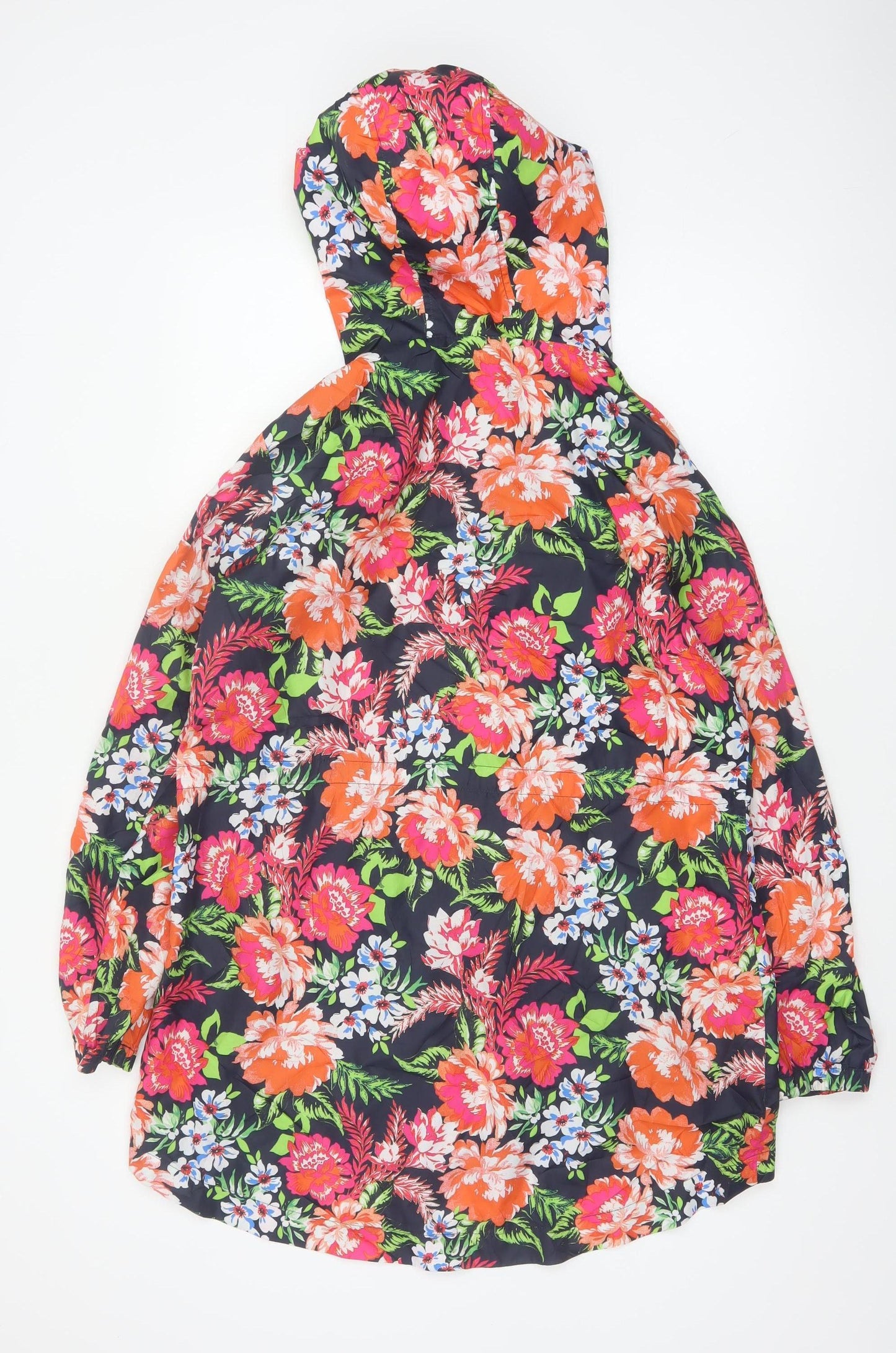 Marks & Spencer Women's Multicoloured UK 14 Floral Hooded Basic Jacket