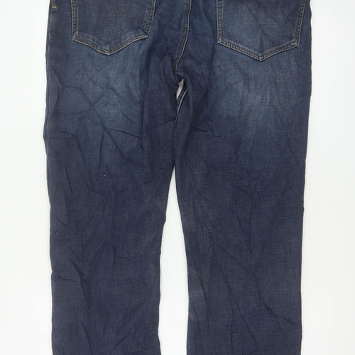Weatherproof Men’s Blue 34x32 Regular Straight Stretch Jeans