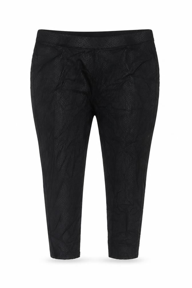 M&S Women Black Snake Print Jeggings UK 24 Short Stretch Slim