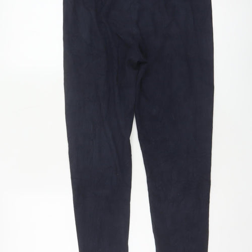 M&S Women’s Navy Blue Size 14 Stretch Skinny Leggings Regular