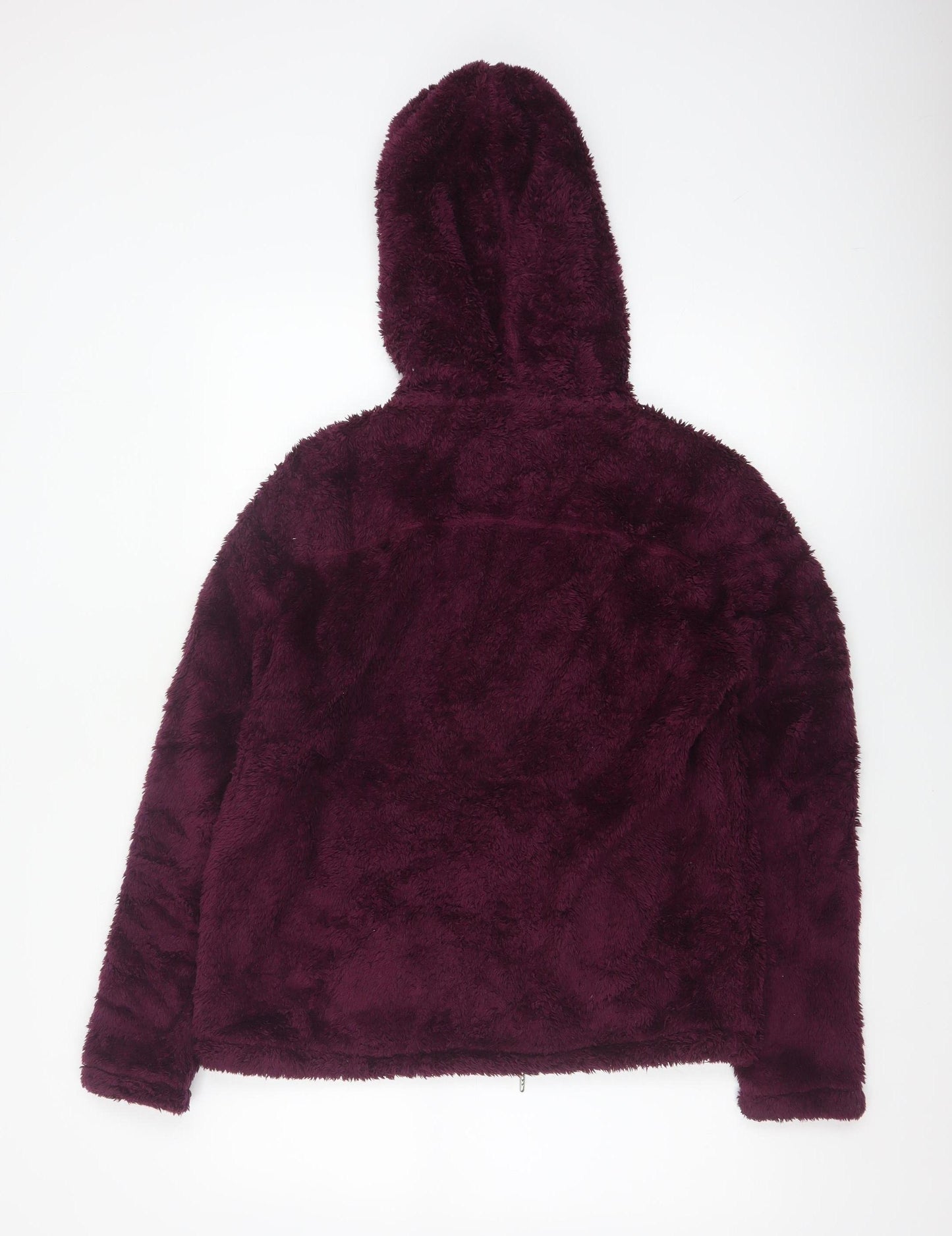 RBX Women’s Purple M Fleece 1/4 Zip Hooded Pullover Sweatshirt