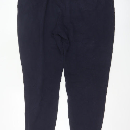 FatFace Women’s Blue Size 18 Logo Drawstring Cuffed Jogger Sweatpants