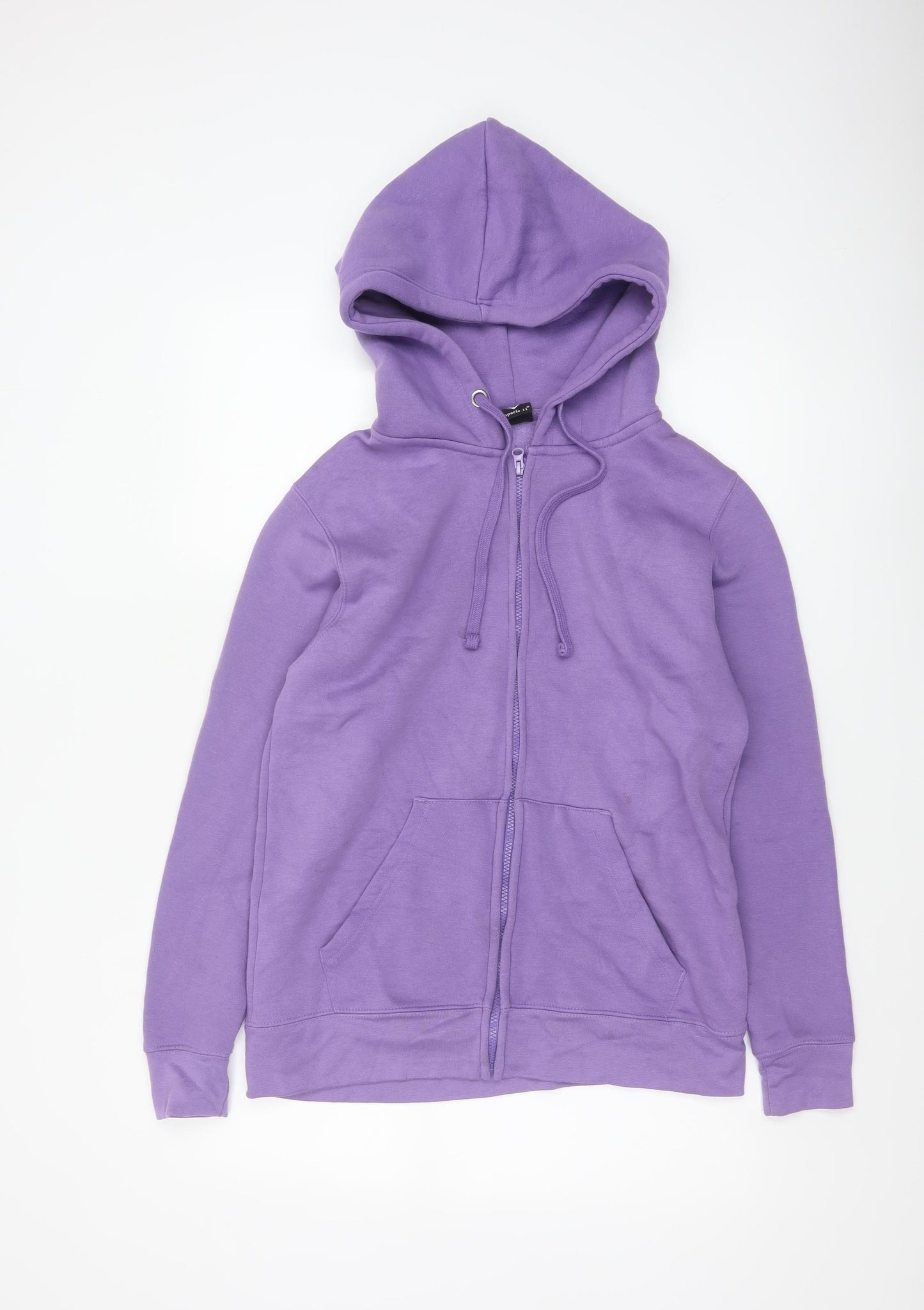 Emporio 11 Women Purple S Full Zip Hooded Fleece Hoodie