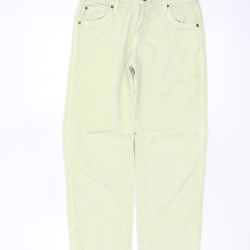 Armani Teen Boys Green 11 Years Corduroy Chino Trousers 148cm