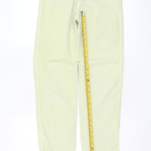 Armani Teen Boys Green 11 Years Corduroy Chino Trousers 148cm