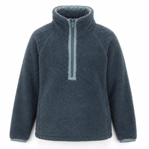 Craghoppers Women Grey UK 10 1/4 Zip Fleece Pullover Sweatshirt