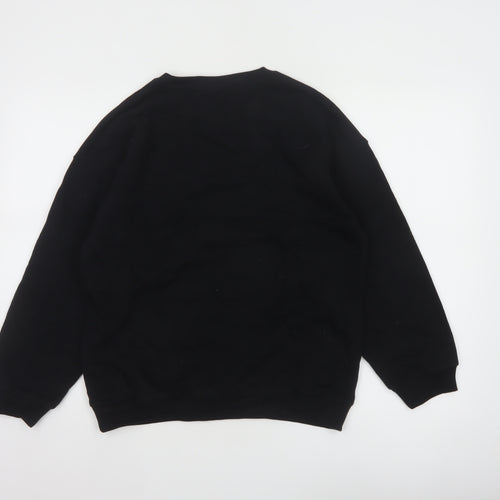 Netflix KPop Demon Hunters Saja Boys Black 13 Years Graphic Sweatshirt