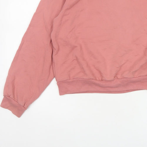 Hollister Women’s Pink XS Pullover Crew Neck Sweatshirt Fleece