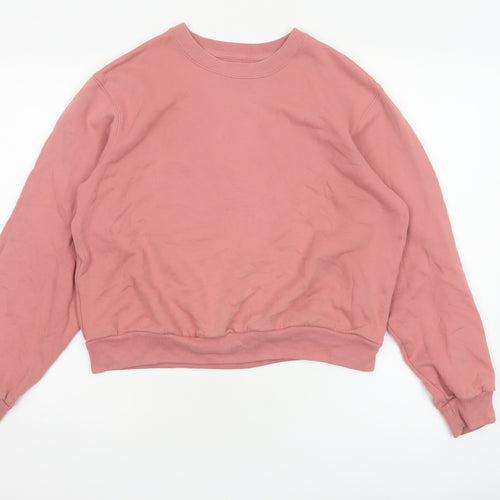 Hollister Women’s Pink XS Pullover Crew Neck Sweatshirt Fleece