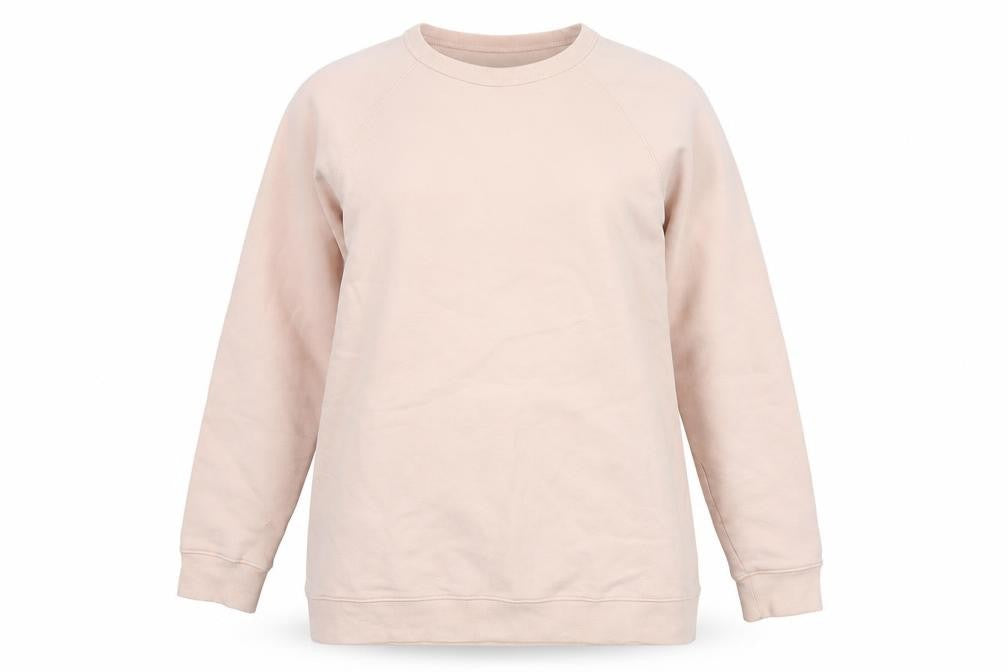 Baukjen Women Beige UK 12 Pullover Crew Neck Sweatshirt