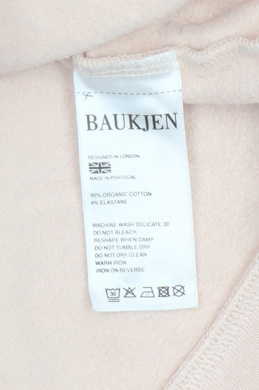 Baukjen Women Beige UK 12 Pullover Crew Neck Sweatshirt