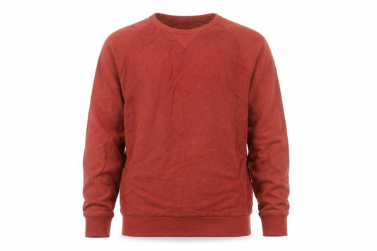 White Stuff Men’s Orange M Crew Neck Cotton Pullover Sweatshirt