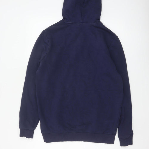 Puma Men’s Blue M Manchester City Football Pullover Hoodie Logo