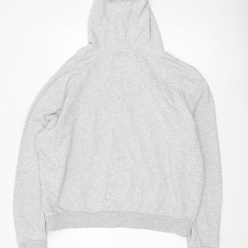 C&A Women’s Grey White Colourblock Pullover Hoodie 2XL Cotton Blend