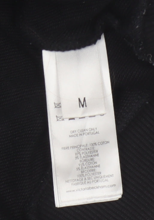 Victoria Victoria Beckham Women Black M City Graphic Pullover Sweatshirt