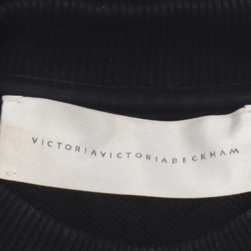 Victoria Victoria Beckham Women Black M City Graphic Pullover Sweatshirt