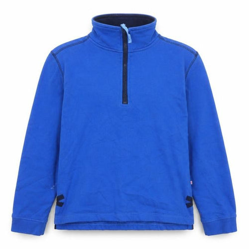 Dock of the Bay Women’s Blue Size 12 1/2 Zip Nautical Sweatshirt