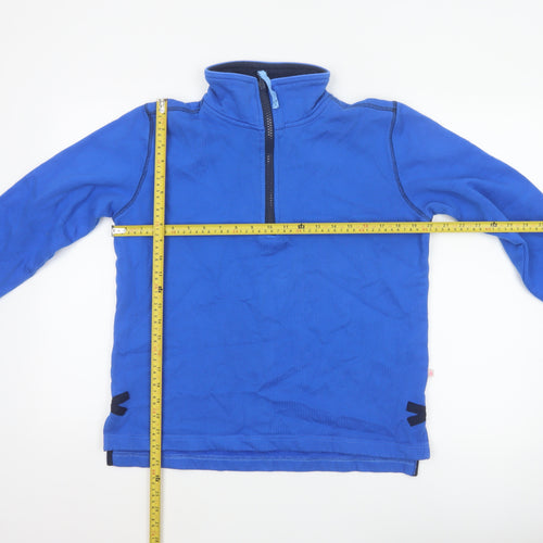 Dock of the Bay Women’s Blue Size 12 1/2 Zip Nautical Sweatshirt