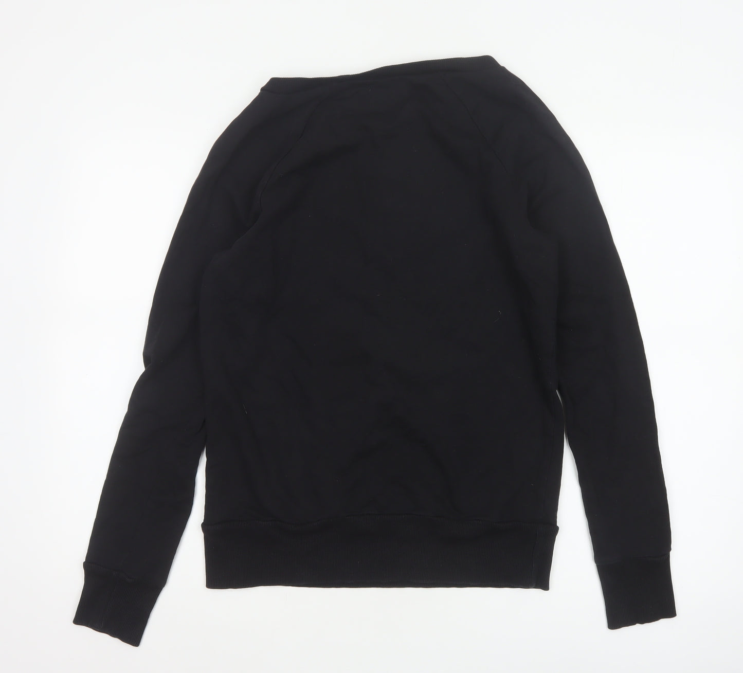FC Jeans Women’s Black M Sequin Lizard Crew Neck Cotton Sweatshirt