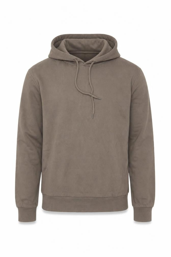 Jack & Jones Men’s Brown S Pullover Hoodie Logo Graphic Fleece