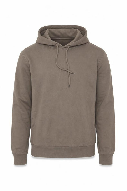 Jack & Jones Men’s Brown S Pullover Hoodie Logo Graphic Fleece