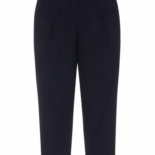 Next Women Black UK 8 Tall Tapered Work Dress Trousers Pockets