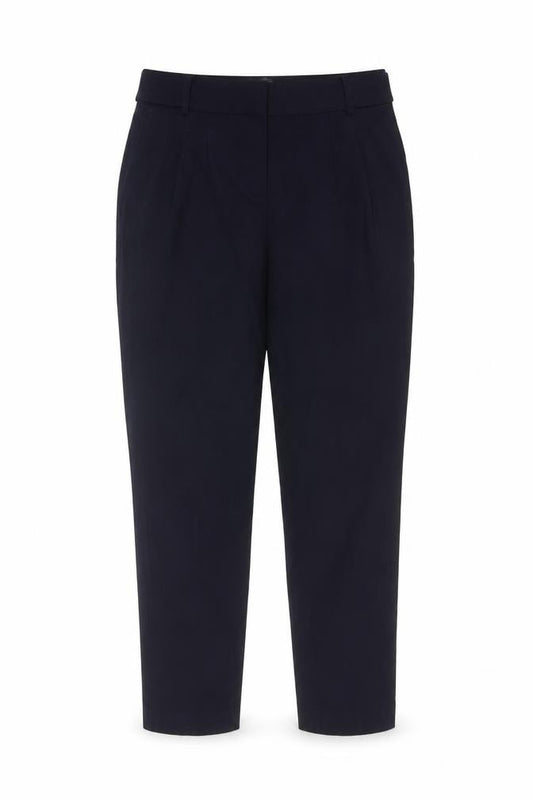 Next Women Black UK 8 Tall Tapered Work Dress Trousers Pockets