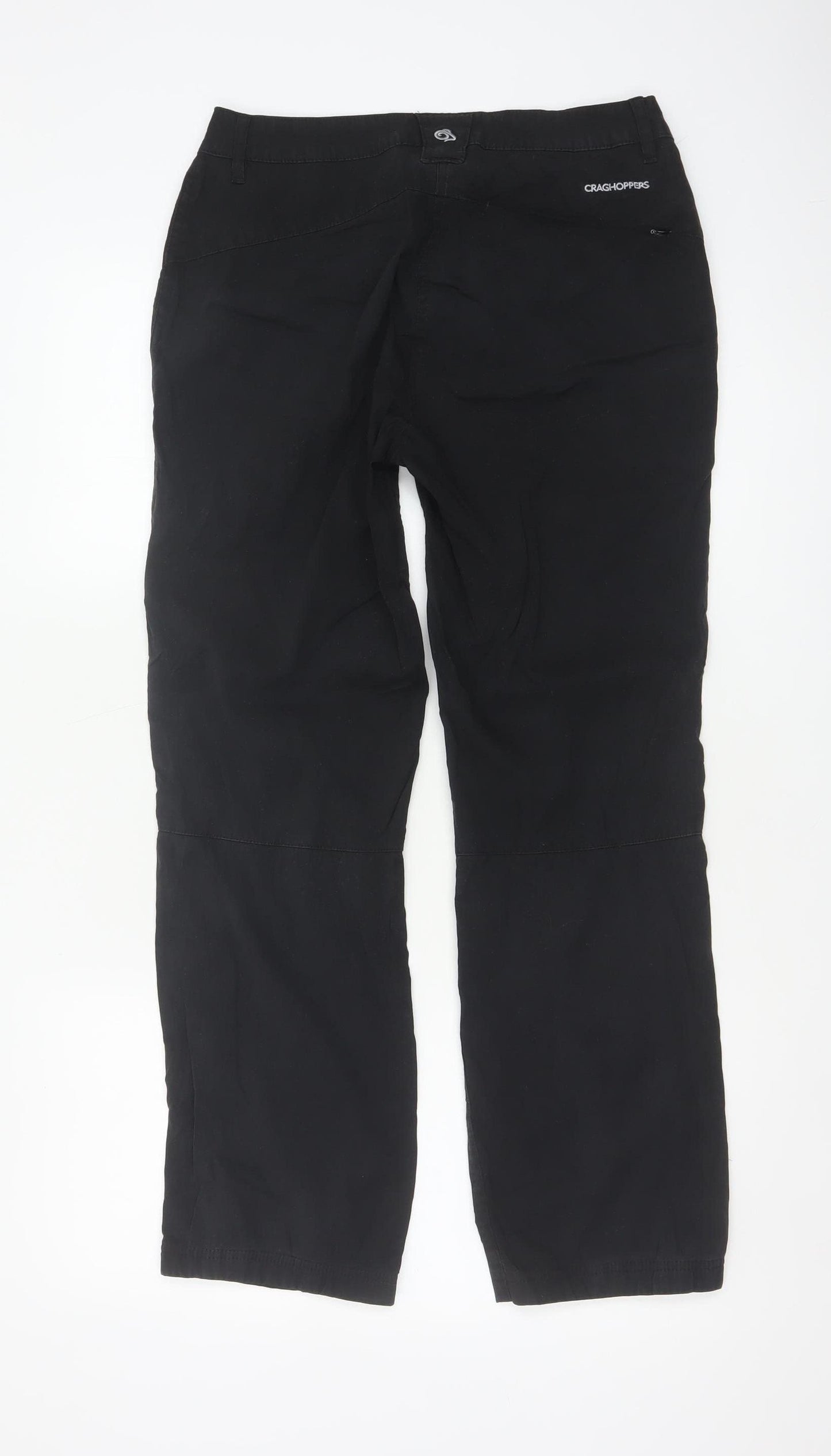 Craghoppers Women’s Black UK 8 Straight Outdoor Walking Trousers
