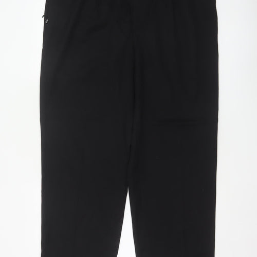 Burton Men's Black 38S Straight Dress Trousers Formal Workwear
